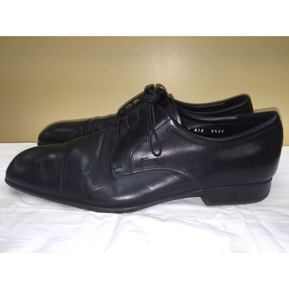 Salvatore Ferragamo 55774 Men Black lace up Oxford  SIZE  9.5 2 E main image 7